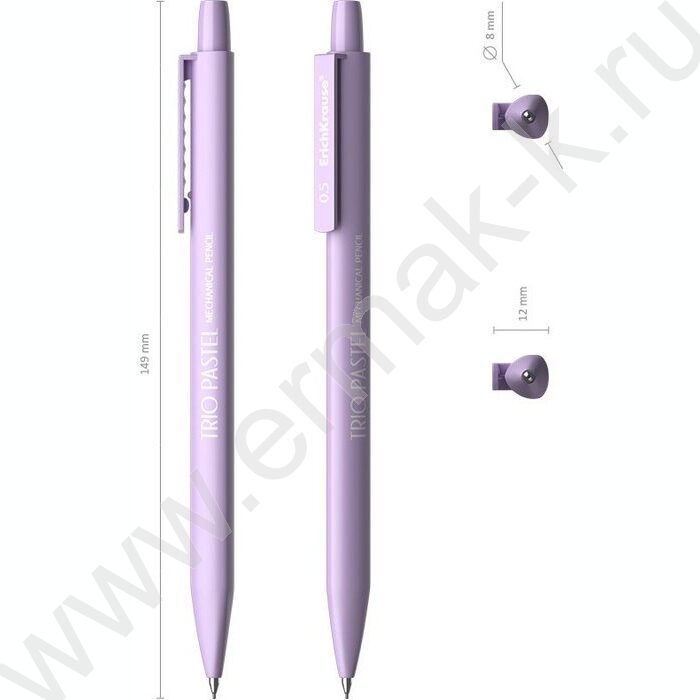 Карандаш механический 0,5мм НВ Trio Pastel | Фото 3