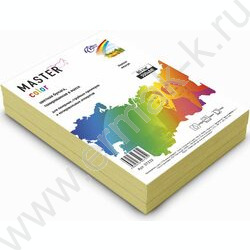 Бумага А4  80г/мкв 500л "Master Color" желтый медиум | Фото 1