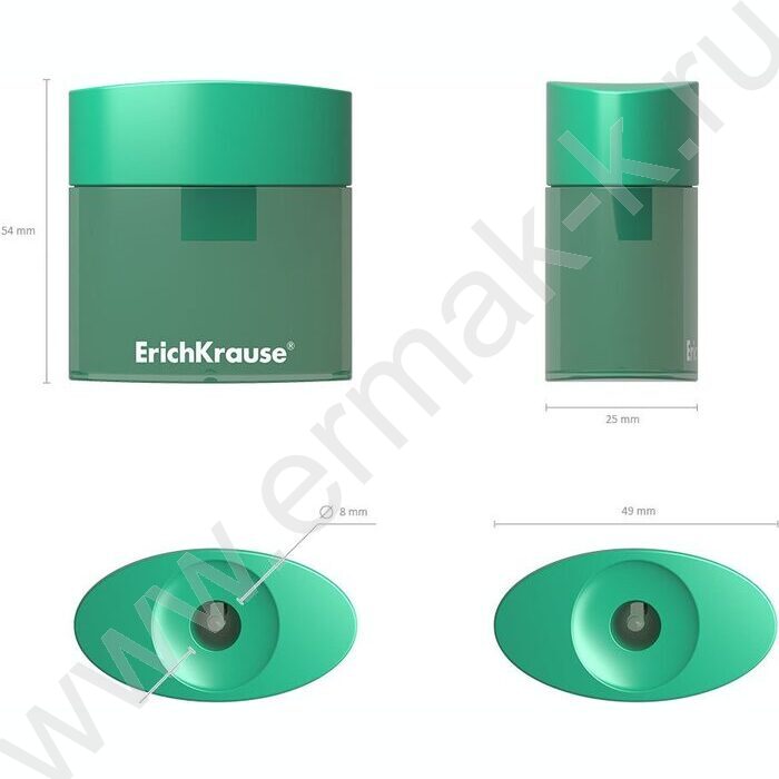 Точилка 1отв. пластик/с контейнером/ Smart&Sharp ассорти | Фото 3