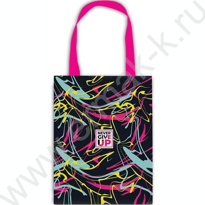 Сумка-шопер 31*39см "Цветная абстракция", полноцветная печать | Фото 1