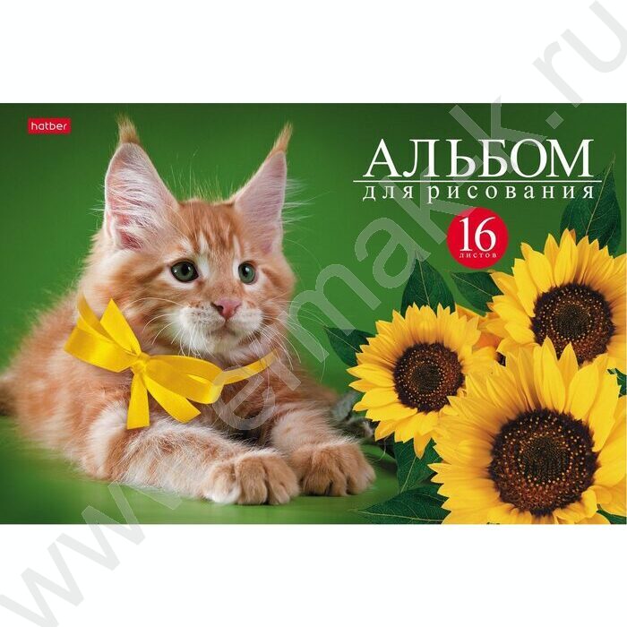 Альбом д/рисования 16л "На мягких лапках" ассорти | Фото 5