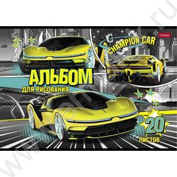 Альбом д/рисования 20л "Авточемпион" ассорти | Фото 2