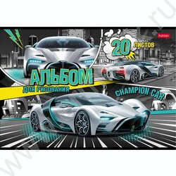 Альбом д/рисования 20л "Авточемпион" ассорти | Фото 5