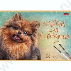 Альбом д/рисования 20л "Наши верные друзья" /тиснение/ ассорти | Фото 2