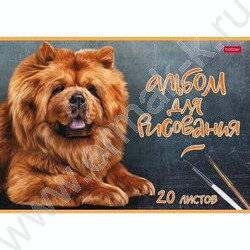 Альбом д/рисования 20л "Наши верные друзья" /тиснение/ ассорти | Фото 4