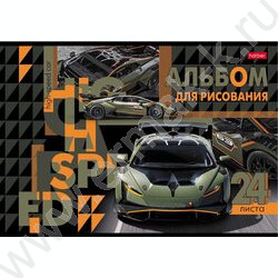 Альбом д/рисования 24л "В мире авто" ассорти | Фото 2
