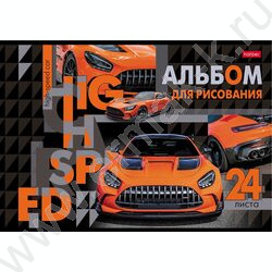Альбом д/рисования 24л "В мире авто" ассорти | Фото 5