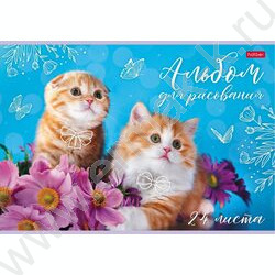 Альбом д/рисования 24л "Кототерапия" ассорти | Фото 5