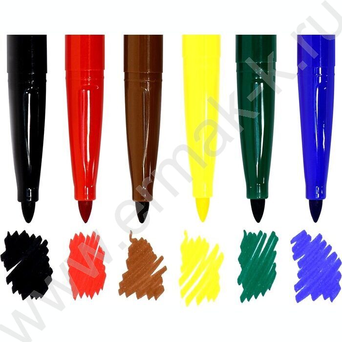 Фломастеры   6цв Каляка-Маляка /толстые/ | Фото 3