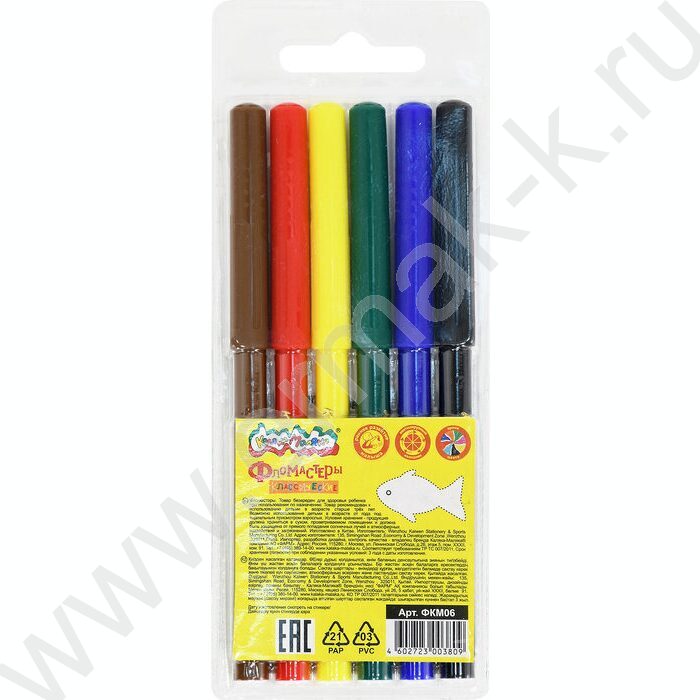 Фломастеры   6цв Каляка-Маляка /блистер | Фото 6