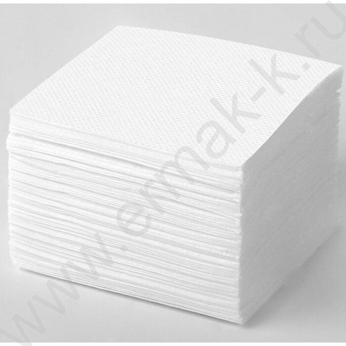 Салфетки 100шт 24*24см белые | Фото 3
