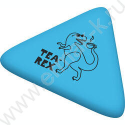 Ластик треугольный "Dino" /50*44*7мм, термопластичная резина /ассорти | Фото 4