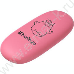 Ластик овальный "Lazy Cats" /49*23*9мм, термопластичная резина /ассорти | Фото 3