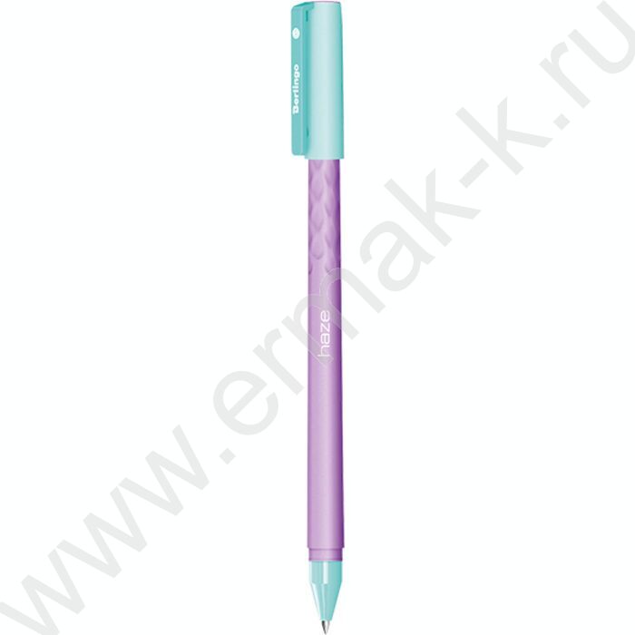 Ручка гелевая черная 0,5мм  "Haze" /прорезиненный корпус /ассорти | Фото 2