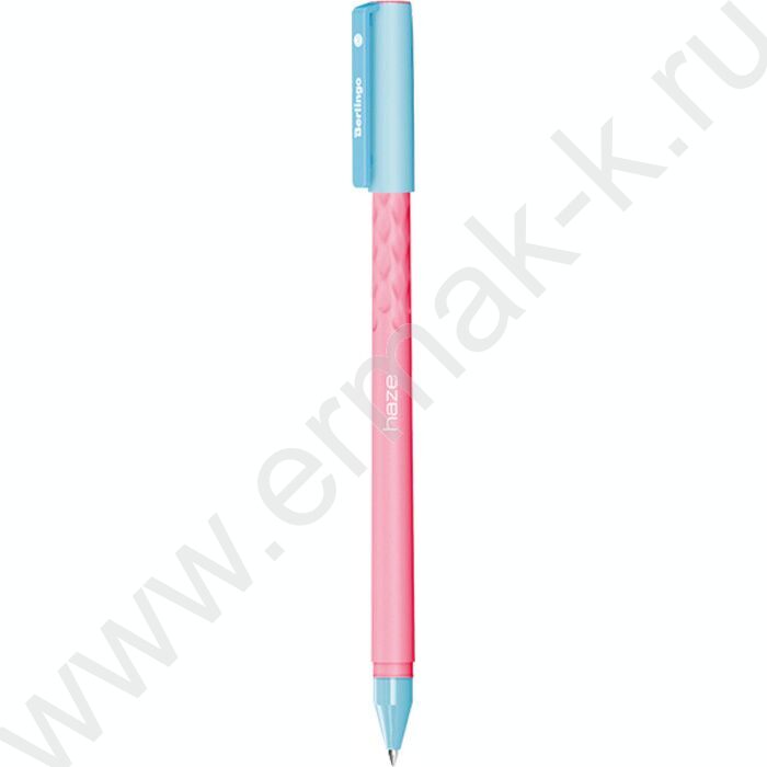 Ручка гелевая черная 0,5мм  "Haze" /прорезиненный корпус /ассорти | Фото 3