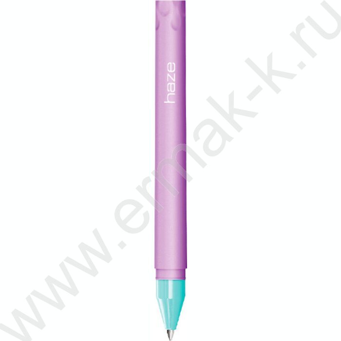 Ручка гелевая черная 0,5мм  "Haze" /прорезиненный корпус /ассорти | Фото 6