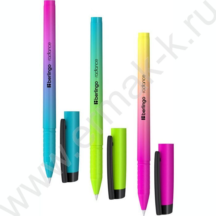 Ручка гелевая черная 0,5мм  "Radiance"  /ассорти | Фото 1