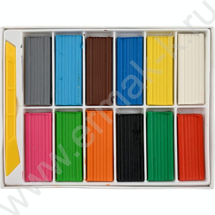 Пластилин  12цв 180г Каляка-Маляка+стек д/творчества | Фото 5