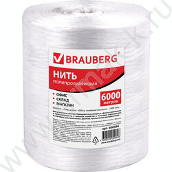 Нить полипропиленовая 6мм 6000м /линейная плотность 1000 текс | Фото 1