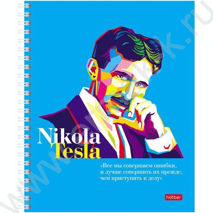 Тетрадь  80л клетка/спираль "Яркие цитаты" /глянц. ламин. /4вида | Фото 4