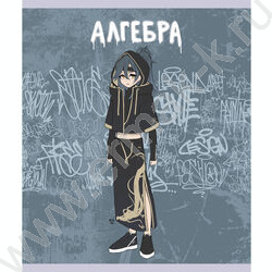 Тетрадь предметная 48л "Fantasy" Алгебра /лам.Soft Touch, выбор.высок.лак./ | Фото 1