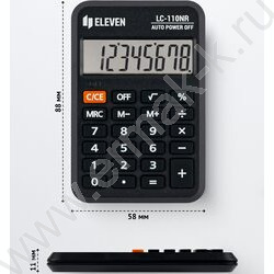 Калькулятор ELEVEN LC110NR, черный, 8 разряд | Фото 4