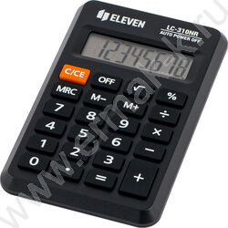 Калькулятор ELEVEN LC-310NR, черный, 8 разряд | Фото 1