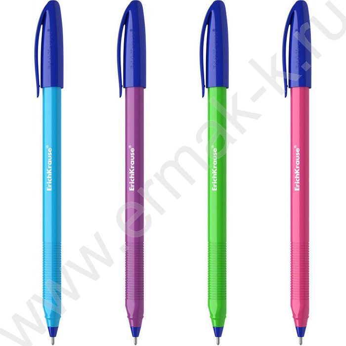 Ручка шар Ultra Glide Technolody U-108 Neon Stick 1,0мм синяя /форма корпуса - треугольная | Фото 1