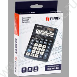 Калькулятор ELEVEN Business Line CMB1001-BK  /двойное питание/ черный, 10 разряд | Фото 5