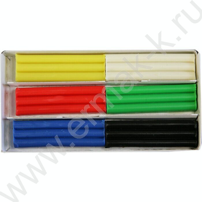 Пластилин восковой  6цв  99г Кроха + стек | Фото 2