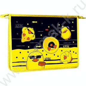 Папка д/тетрадей А4 пластик молния 1 отд "УтяКря"