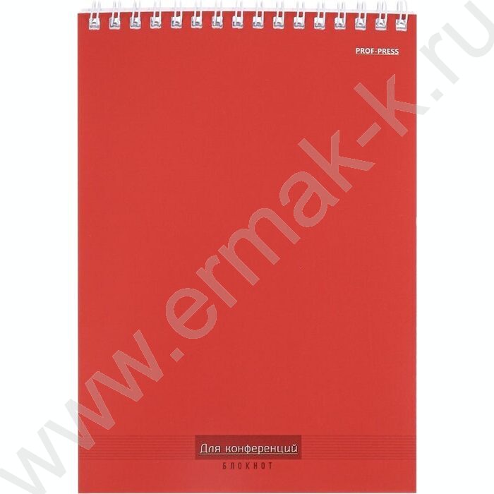 Блокнот  40л А5 спираль "Однотонный для конференций" ассорти | Фото 5