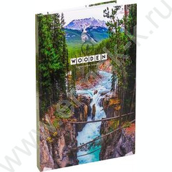 Зап. книжка 200л А4 тв.обл. "Ущелье в лесу" /глянец/ | Фото 1