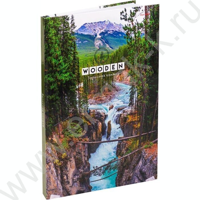 Зап. книжка 200л А4 тв.обл. "Ущелье в лесу" /глянец/ | Фото 1