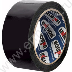 Скотч 48* 66 черный 45мкм Unibob 600 | Фото 1