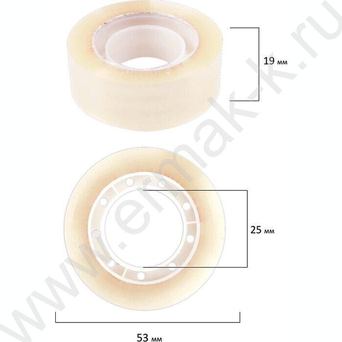 Скотч 19*33 прозр. 35мкм | Фото 3