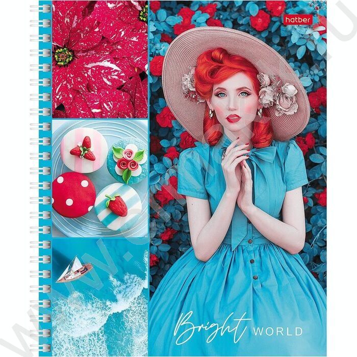 Тетрадь  80л клетка/спираль "Яркая жизнь" ассорти | Фото 2