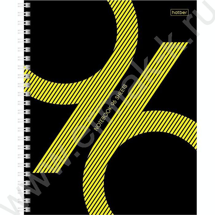 Тетрадь  96л линейка/спираль "Отражение" ассорти | Фото 1