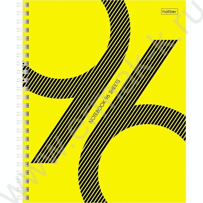 Тетрадь  96л линейка/спираль "Отражение" ассорти | Фото 2