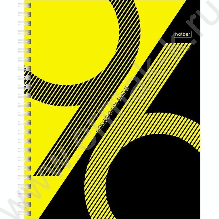 Тетрадь  96л линейка/спираль "Отражение" ассорти | Фото 3