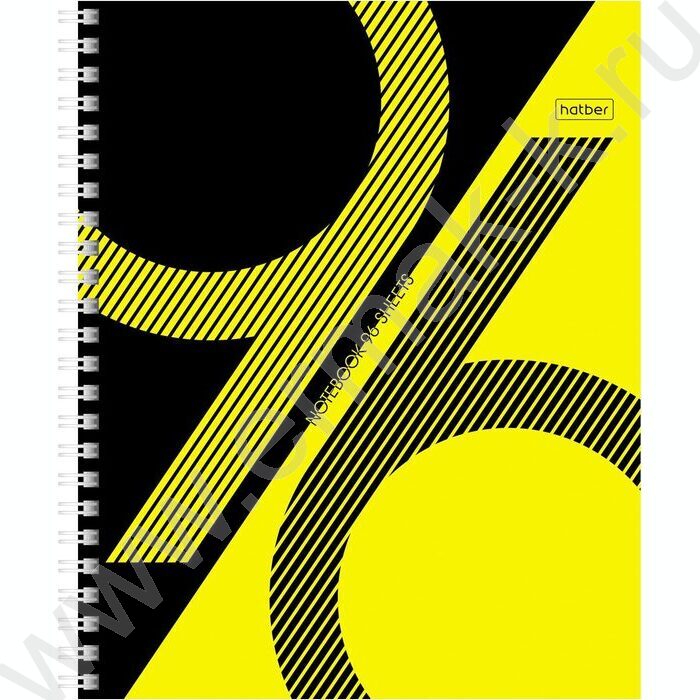 Тетрадь  96л линейка/спираль "Отражение" ассорти | Фото 4