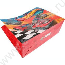 Пакет подарочный бумажный xxl 40*49*19см Hot Wheels | Фото 4
