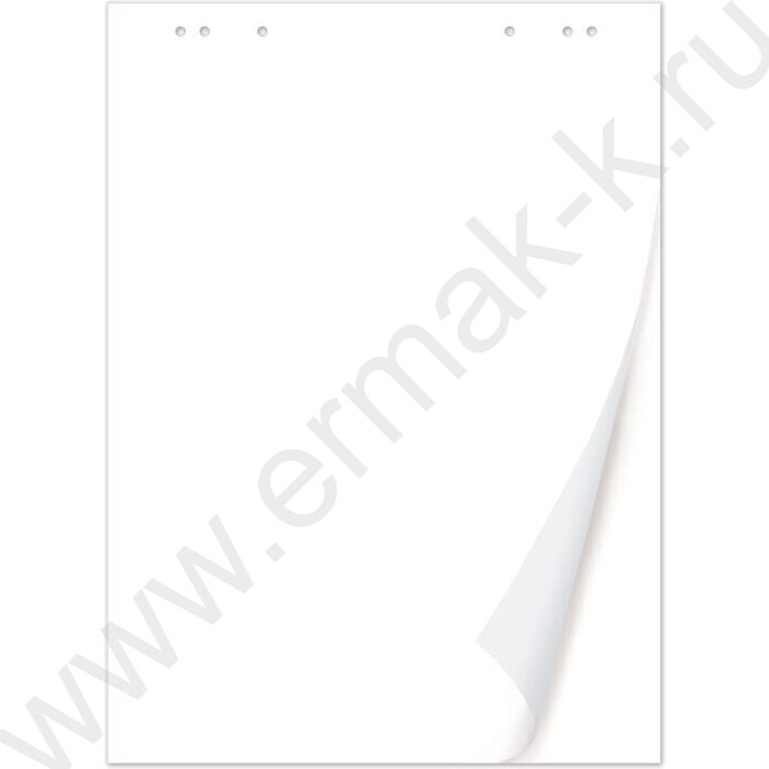 Блок д/флипчарта 67,5x98cм 20л,белый | Фото 1