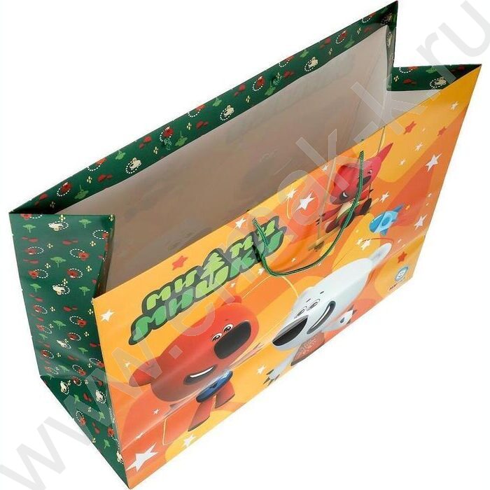 Пакет подарочный бумажный xxl 40*49*19см Ми-ми-мишки | Фото 4