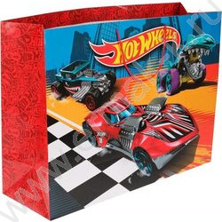 Пакет подарочный бумажный xxxl 45*60*20см Hot Wheels | Фото 1