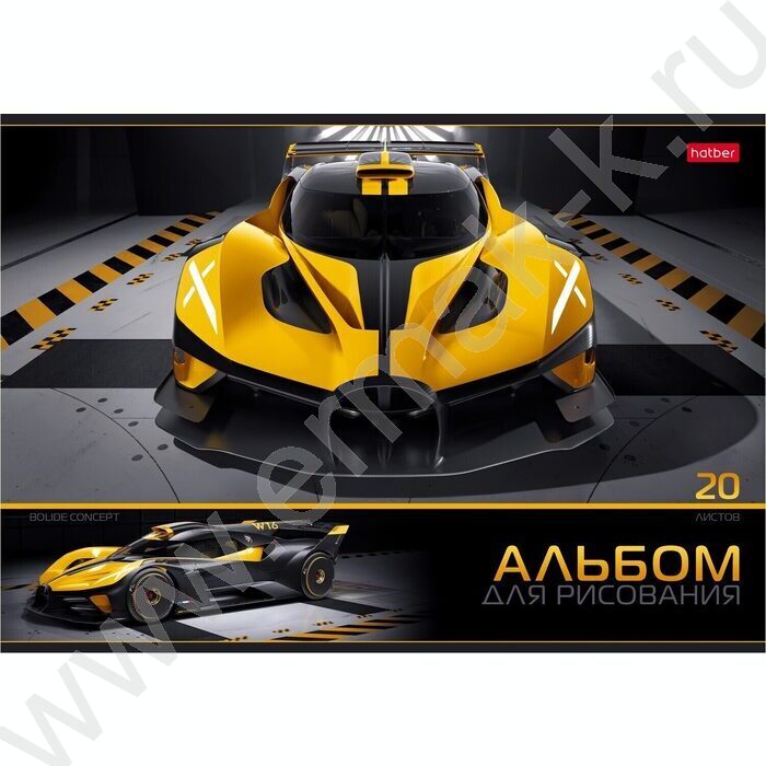 Альбом д/рисования 20л "Автотюнинг" 5видов | Фото 1