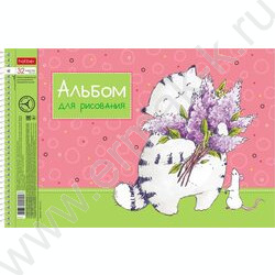 Альбом д/рисования-спираль 32л "Приключения кота Пирожка" /перфорация/ 5видов | Фото 4