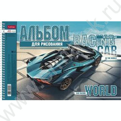 Альбом д/рисования-спираль 48л "Я люблю гонки" /перфорация/ 4вида | Фото 3