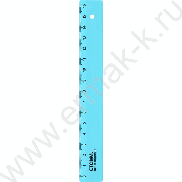 Линейка пл 16см неон прозр. / ассорти | Фото 5