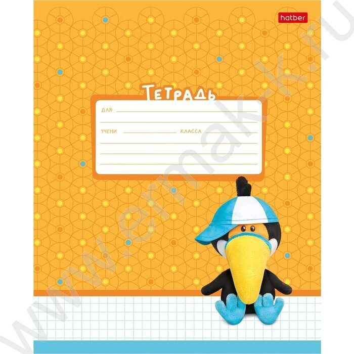 Тетрадь  12л клетка "Сафарики" 5видов | Фото 2